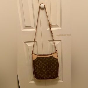 Brown and  Beige purse